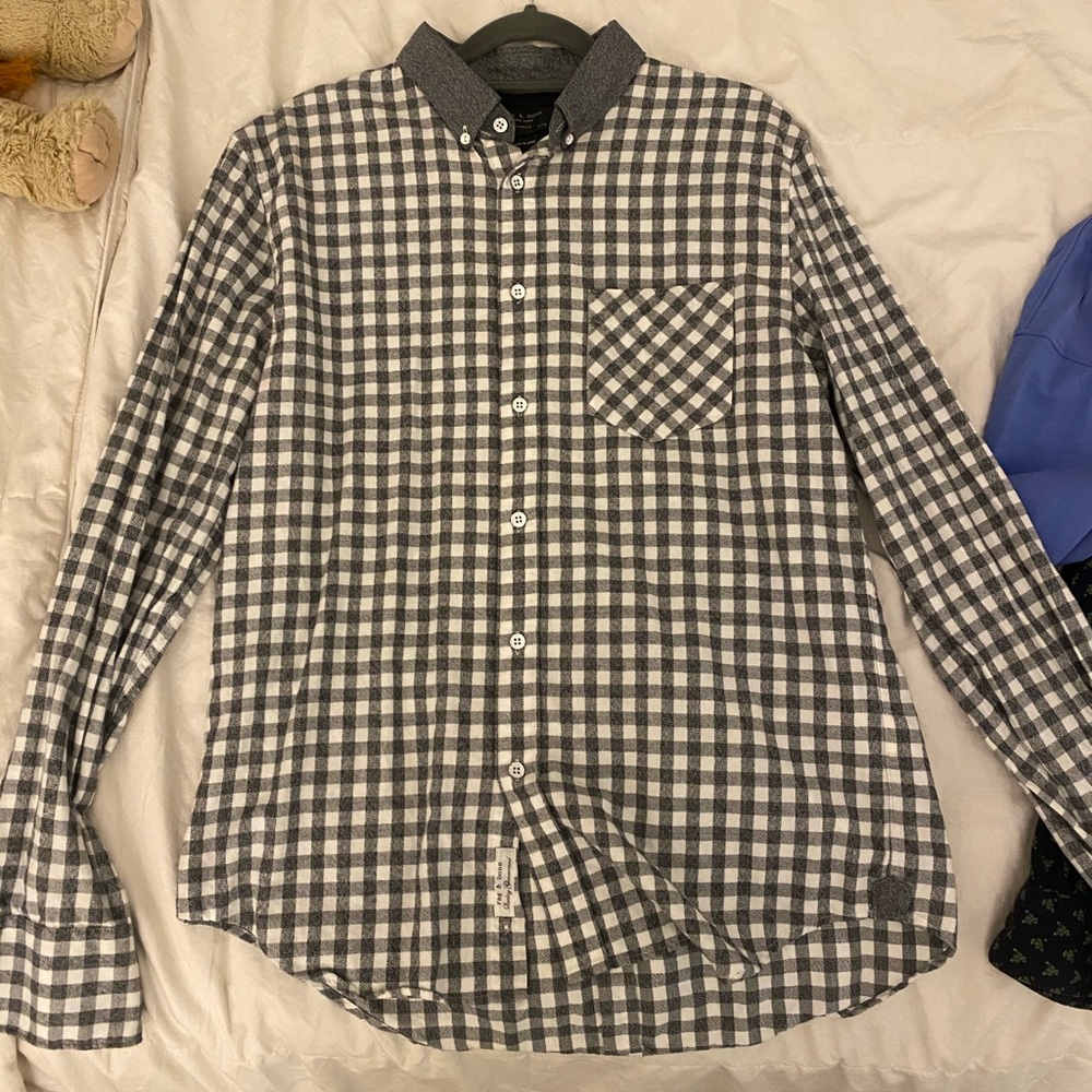 Grey And White Square Rag & Bone - image 1